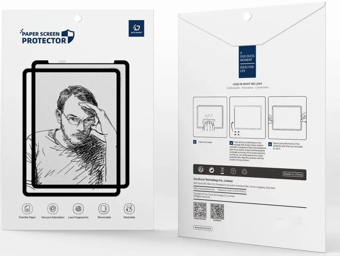 Dux Ducis Screen Protector Samsung Galaxy Tab S10+/S9+/S9 FE+/S8+/S7+/S7 FE - Transparant