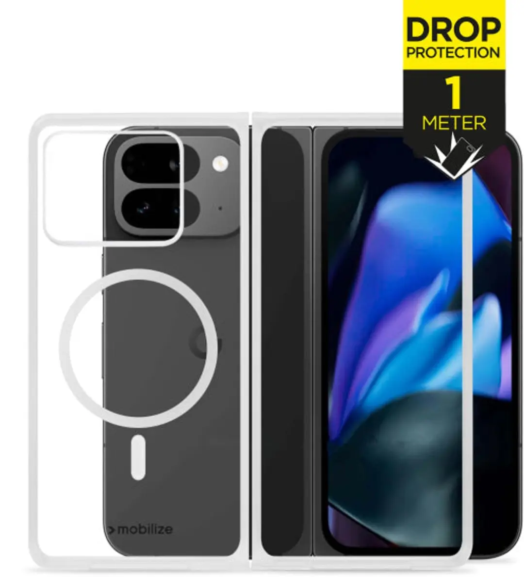Mobilize MagSafe Naked Protection Case - Google Pixel 9 Pro Fold - Transparant - afbeelding 6 van 6