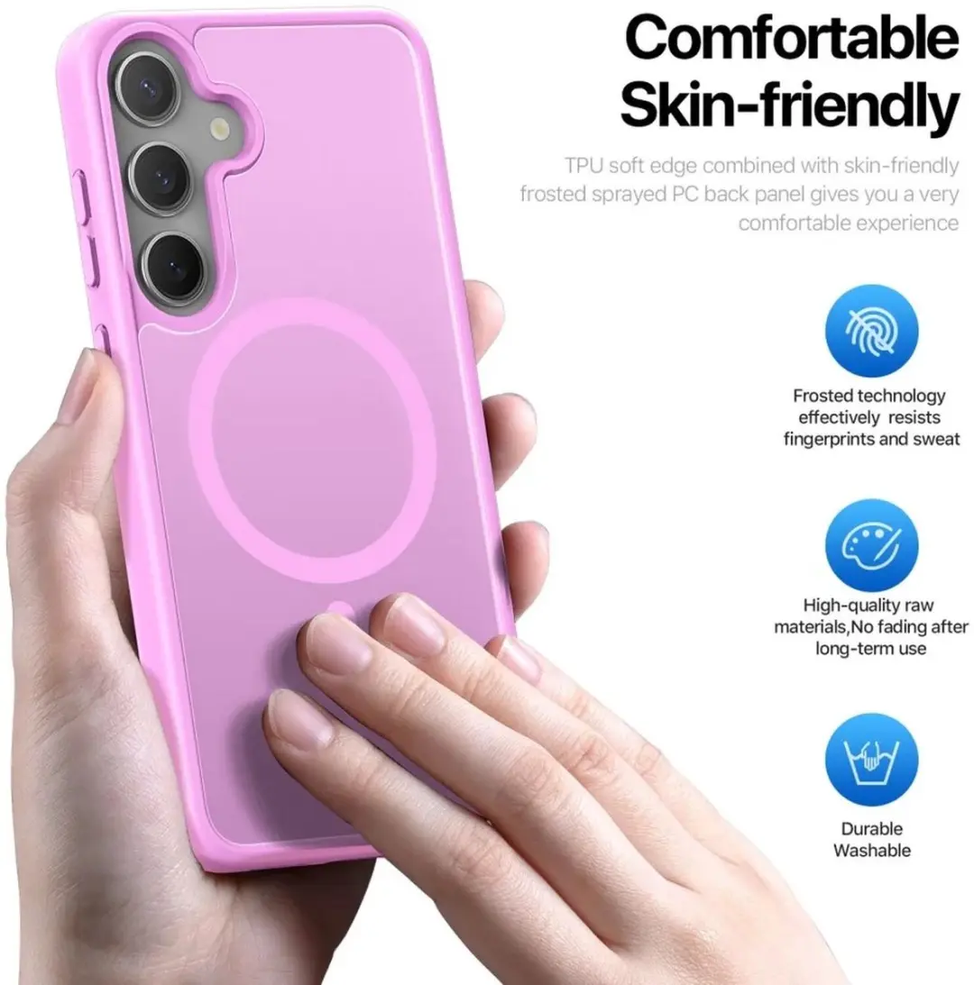 Dux Ducis Yind Serie Telefoonhoesje Samsung Galaxy S25 Plus - Roze