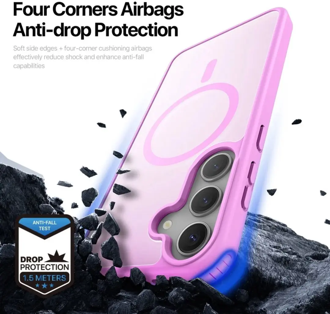 Dux Ducis Yind Serie Telefoonhoesje Samsung Galaxy S25 Plus - Roze