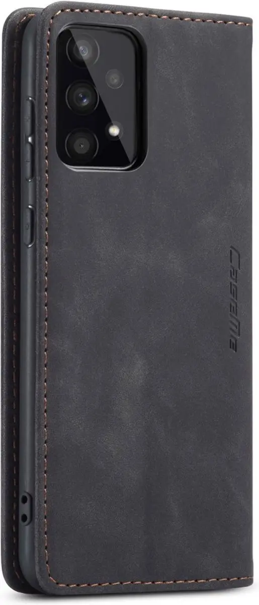 Caseme 013 Book Case Hoesje Samsung Galaxy A53 - Zwart