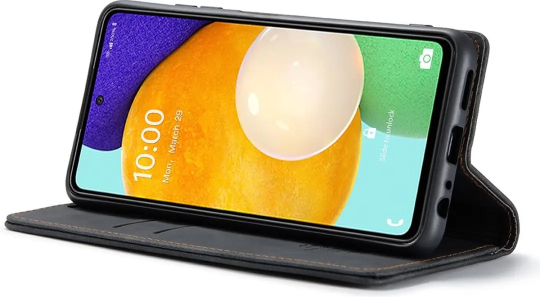 Caseme 013 Book Case Hoesje Samsung Galaxy A53 - Zwart