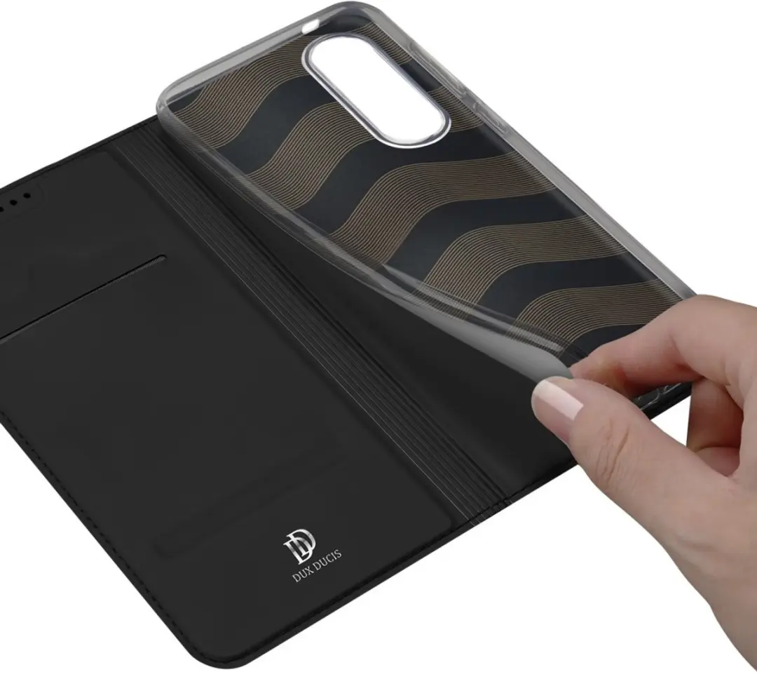 Dux Ducis Samsung Galaxy S25 Edge Hoesje - Zwart