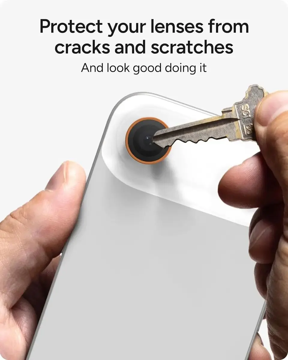 ZAGG Glass Elite Camera Rings iPhone Air - Oranje