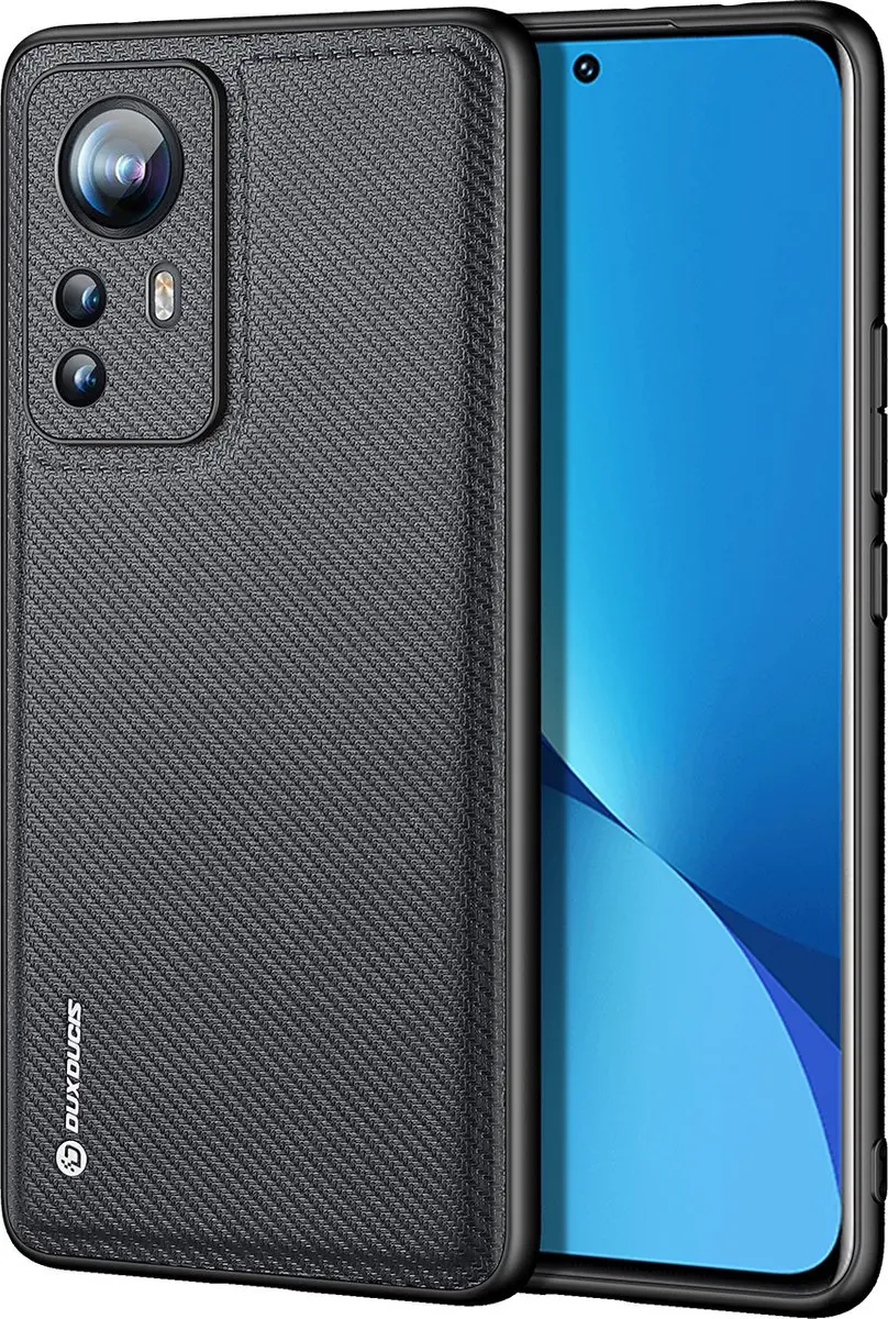 Dux Ducis Fino Series XMI12-09 Telefoonhoesje - Xiaomi 12 - Zwart