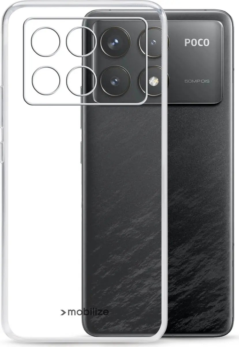 Mobilize POCO F6 Pro Telefoonhoesje - Zwart