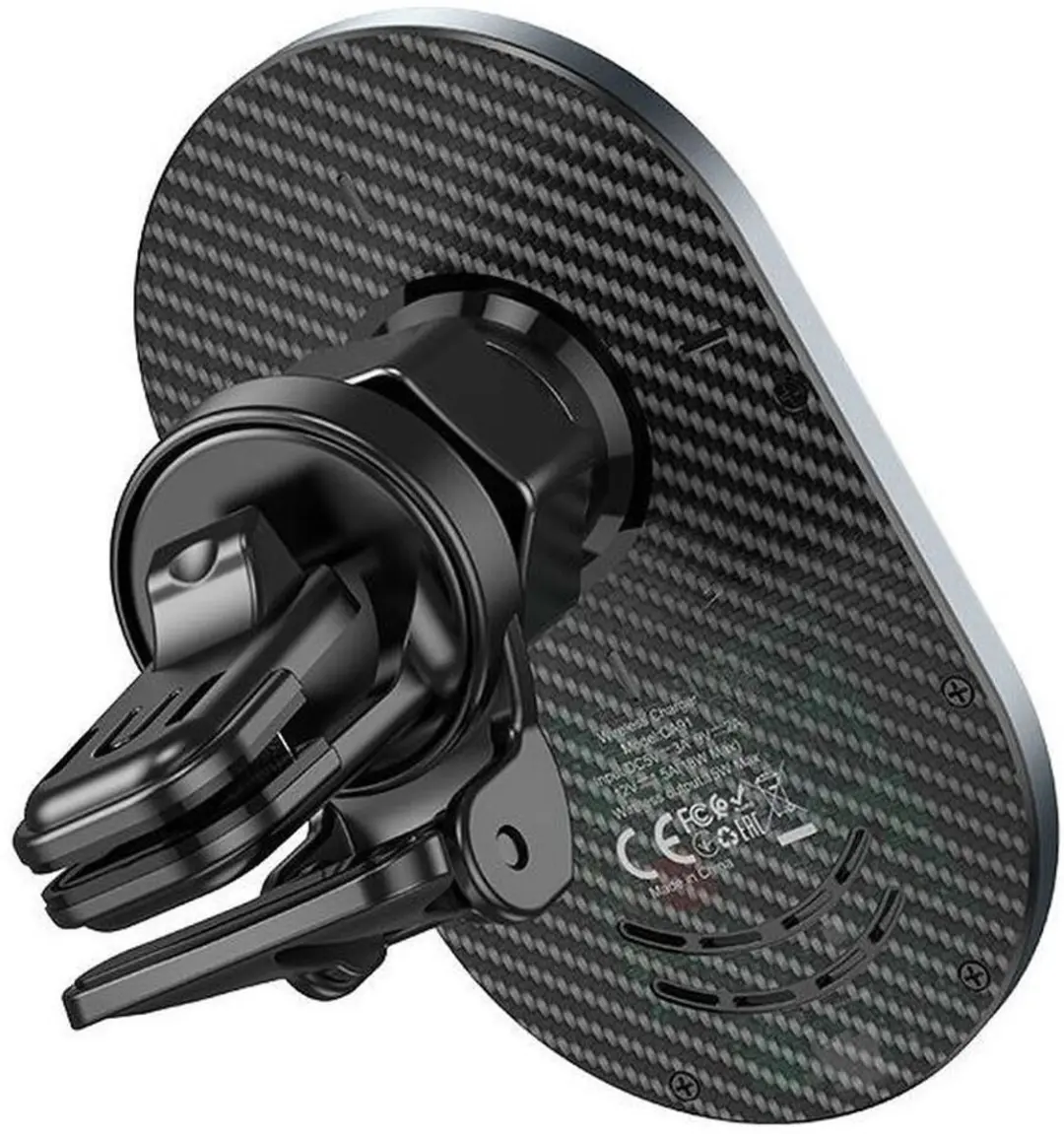 Hoco MagSafe Ventilatierooster Auto 15W CA91 - Zwart