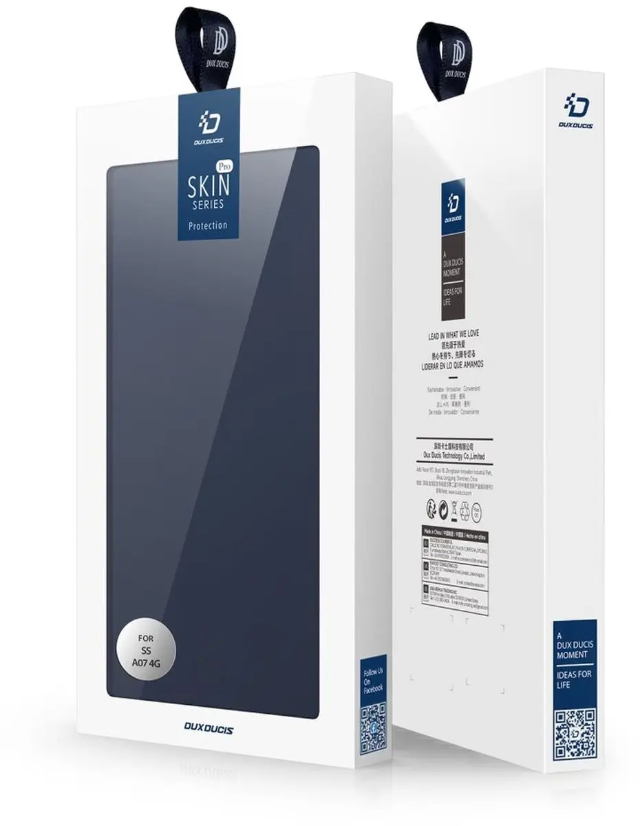 Dux Ducis Skin Pro Hoesje Samsung Galaxy A07 - Blauw