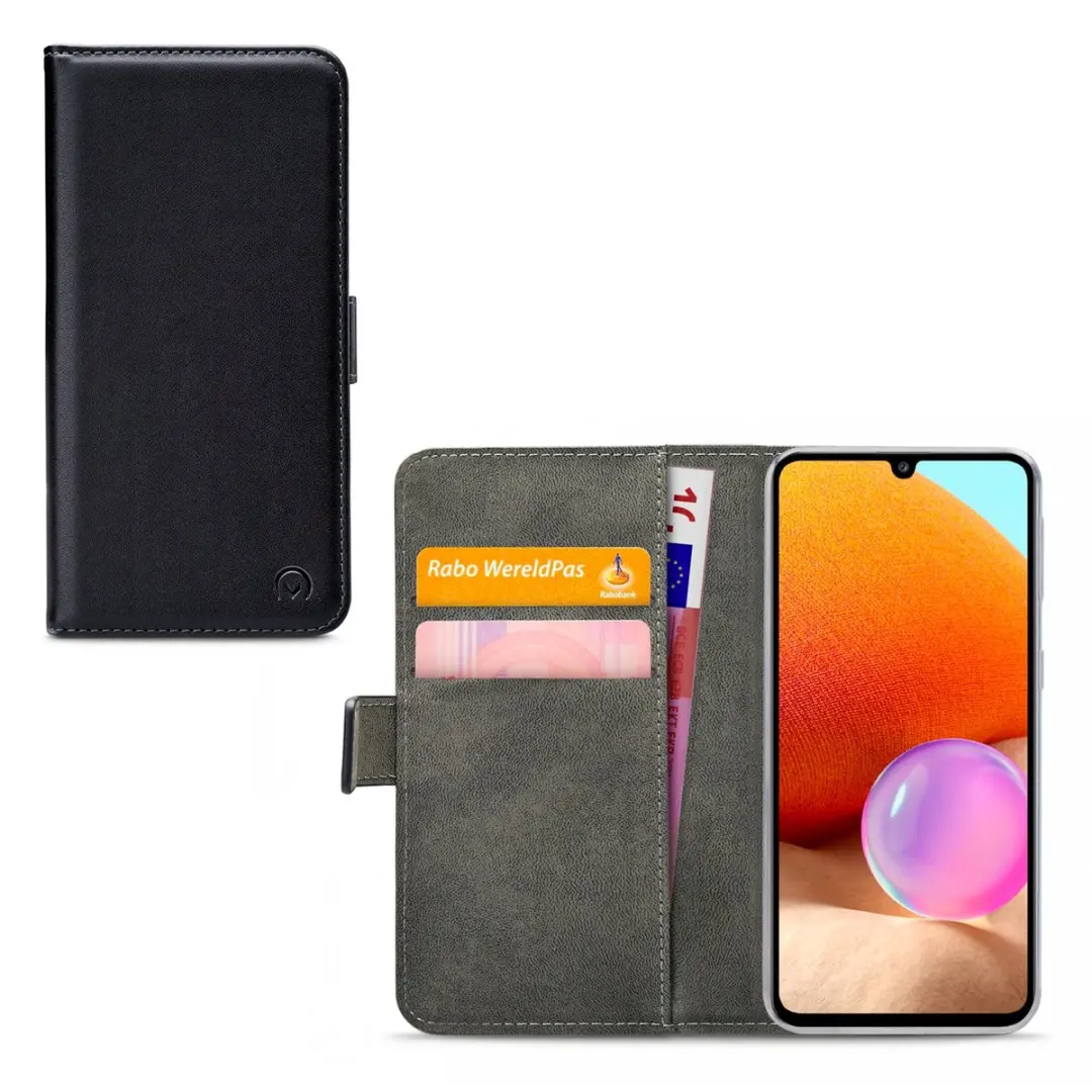 Mobilize Bookcase Hoesje Samsung Galaxy A32 4G - 4 Stuks - Zwart