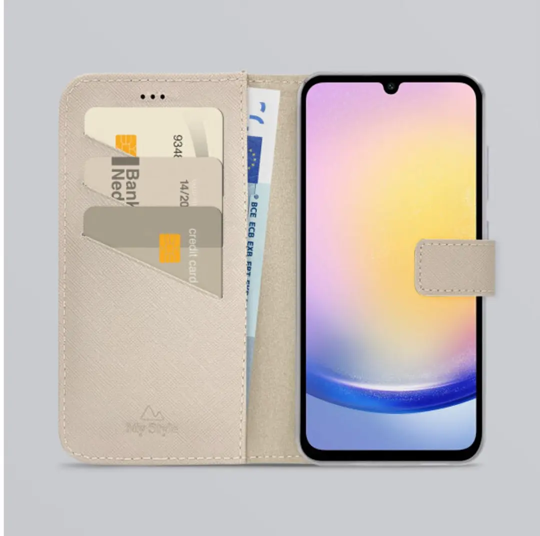 My Style MSFWLT1714 Telefoonhoesje Samsung Galaxy A25 - Taupe