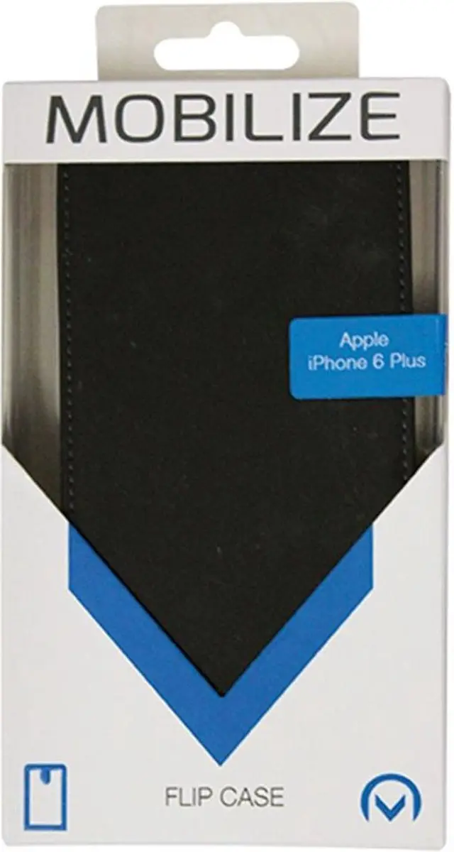 Mobilize Ultra Slim Fliphoesje iPhone 6/6s Plus - Zwart