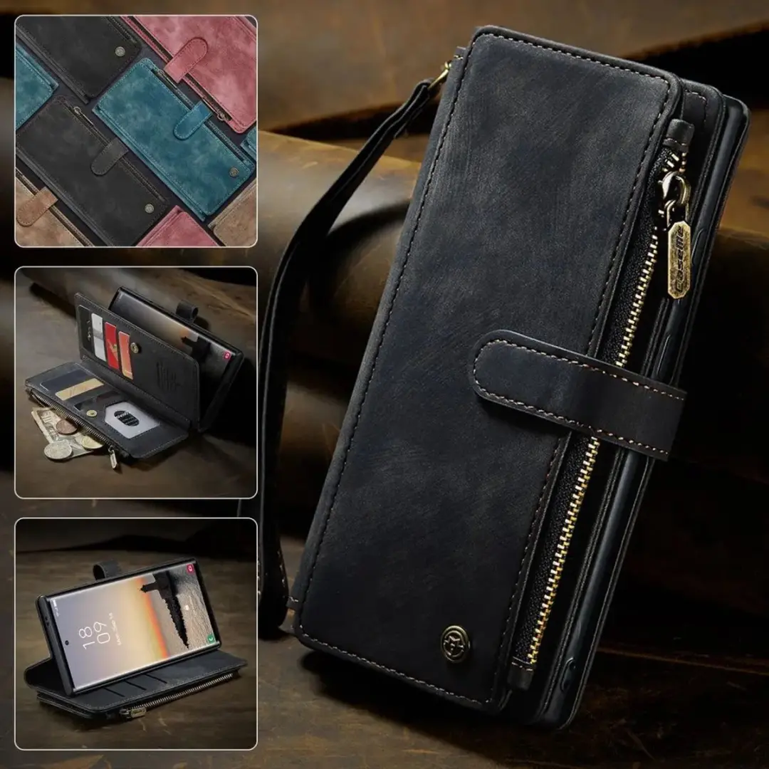 Caseme C30 Hoesje Samsung Galaxy S25 Ultra - Zwart - afbeelding 6 van 6