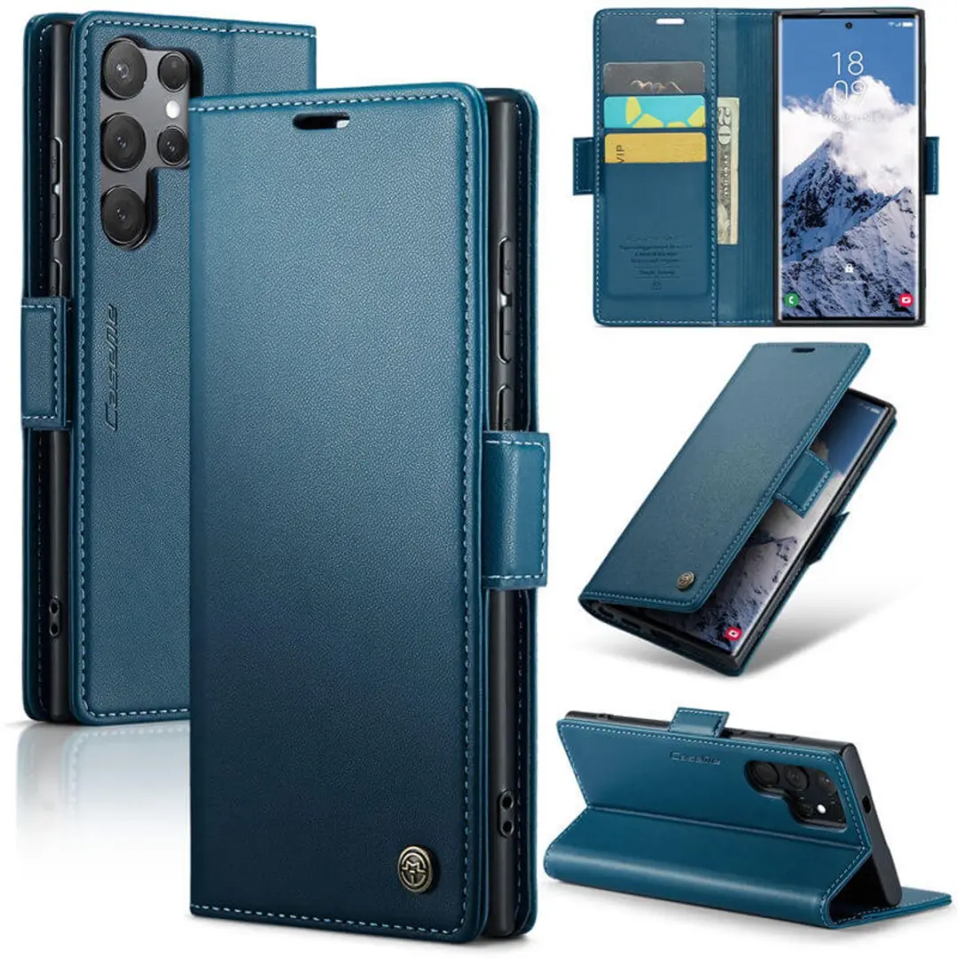 Caseme Wallet Case met Magneetsluiting