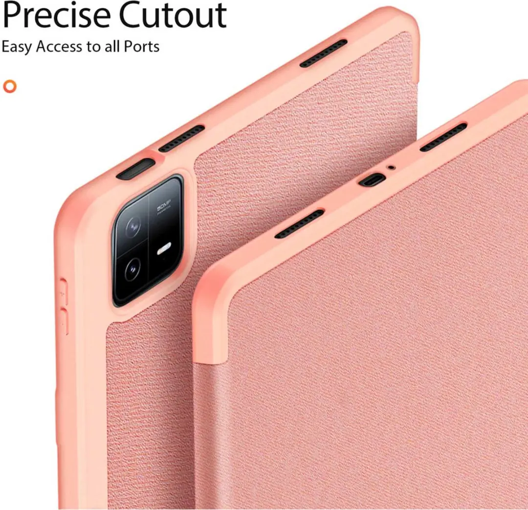 Dux Ducis Domo Tri-fold Tablethoes Xiaomi Pad 6/6 Pro SH00064384 - Roze