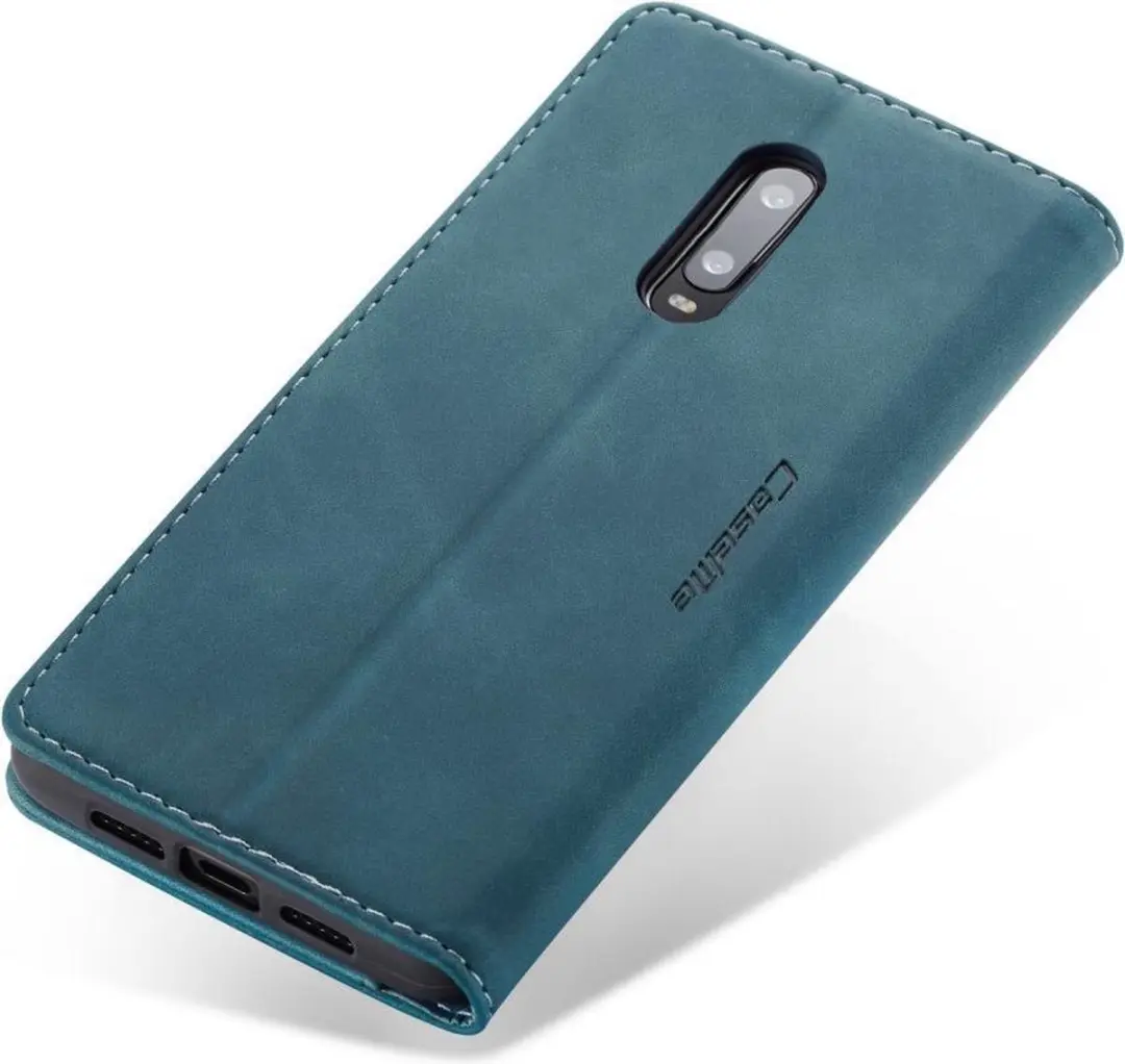 Caseme OnePlus 7 Book Case - Blauw - 2 Pasjes - afbeelding 6 van 6