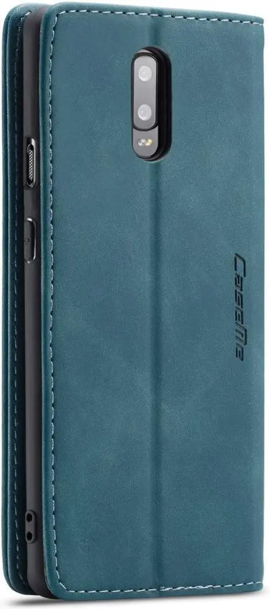Caseme OnePlus 7 Book Case - Blauw - 2 Pasjes