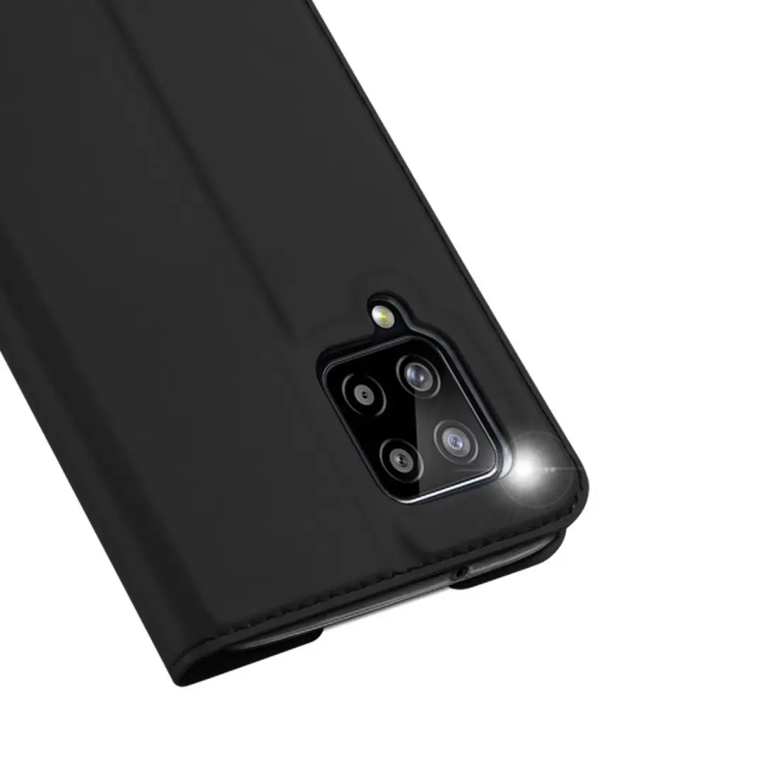 Dux Ducis Pro Serie Slim Wallethoes Samsung Galaxy A42 - Zwart
