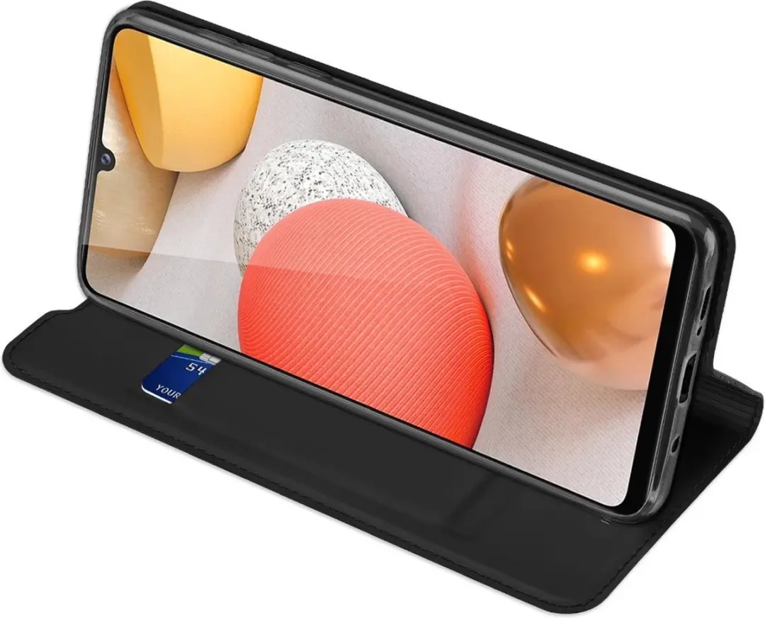 Dux Ducis Pro Serie Slim Wallethoes Samsung Galaxy A42 - Zwart