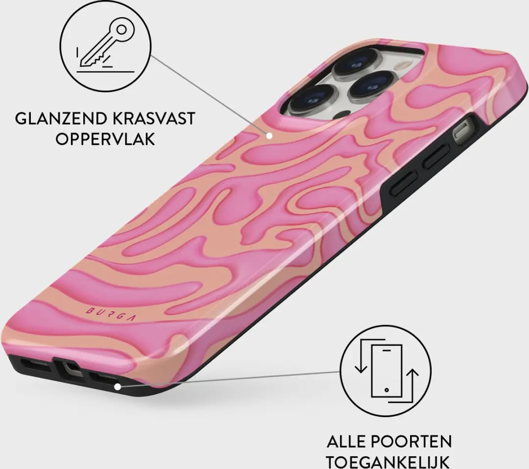 Burga Telefoonhoesje iPhone 14 Pro Popsicle - Schokbestendig