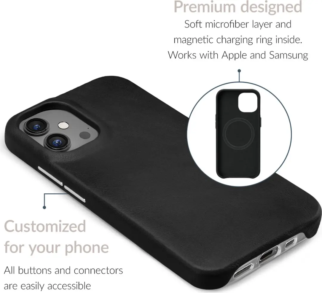 Mobilize iPhone 16 Plus Hoesje Echt Leer