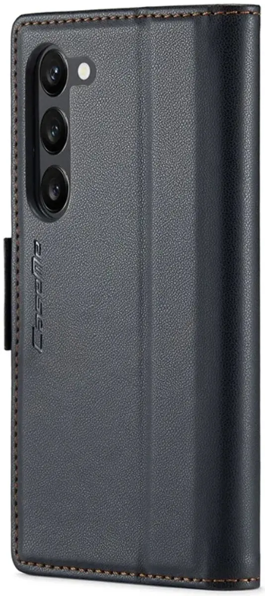 Caseme 023 RFID Hoesje Samsung Galaxy S24 - 3 Pasjes - Zwart