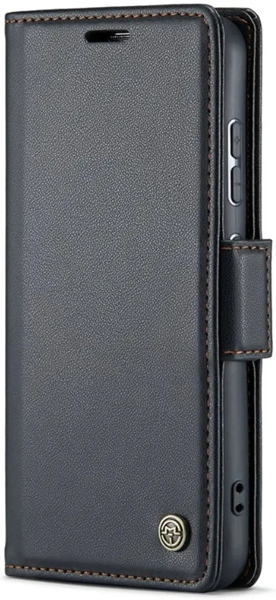 Caseme 023 RFID Hoesje Samsung Galaxy S24 - 3 Pasjes - Zwart - afbeelding 6 van 6