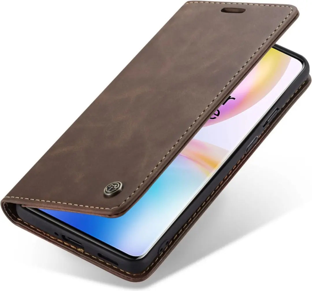 Caseme Book Case OnePlus 8 Pro - Donkerbruin