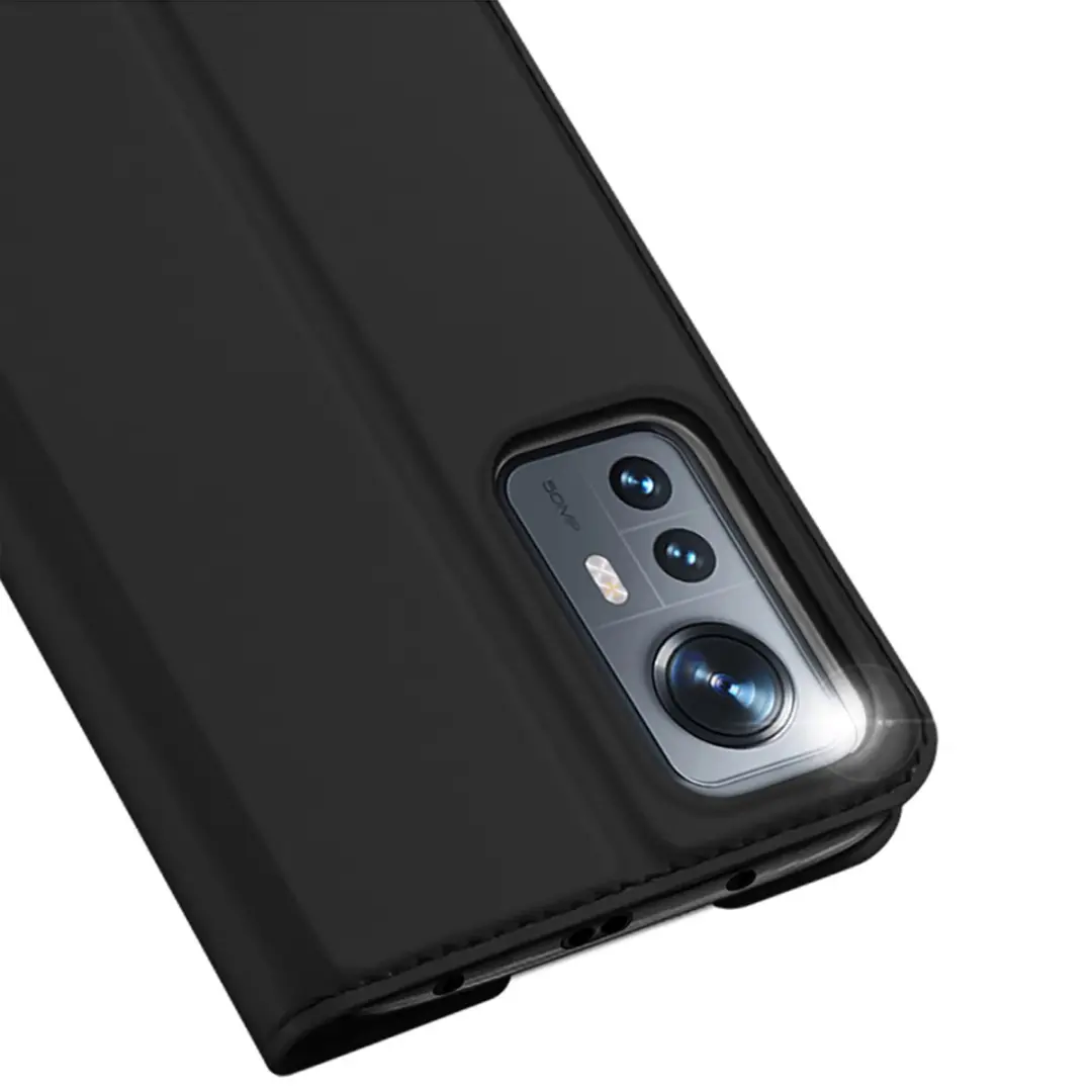 Dux Ducis Slim Softcase Bookcase Xiaomi 12 Lite SH00052783 - Zwart