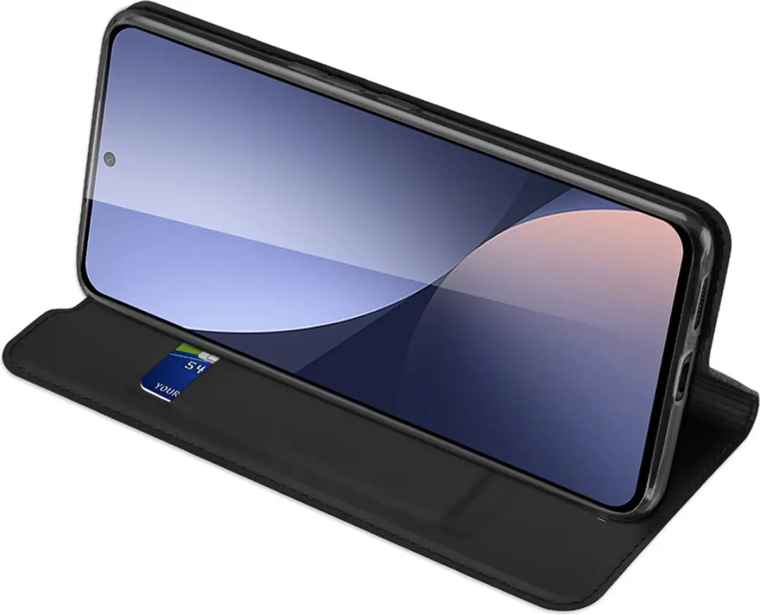 Dux Ducis Slim Softcase Bookcase Xiaomi 12 Lite SH00052783 - Zwart - afbeelding 6 van 6