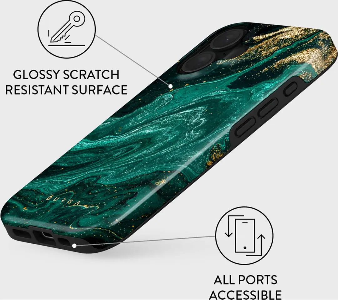 Burga Tough Case iPhone 16 Plus - Emerald Pool - afbeelding 6 van 6
