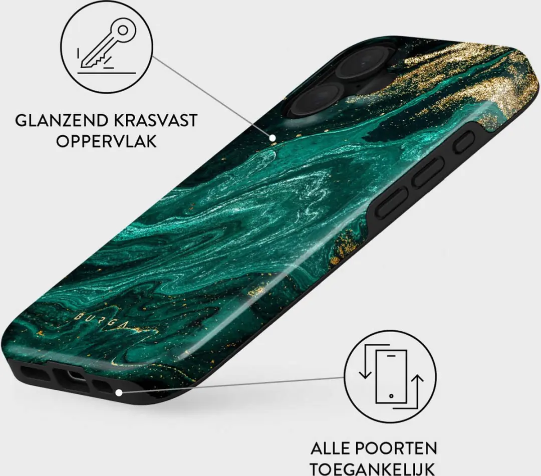 Burga Tough Case iPhone 16 Plus - Emerald Pool