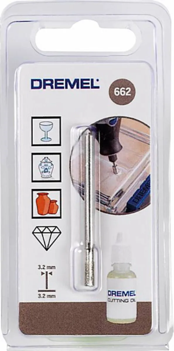 Dremel Diamantsnijder Glas 662 Ø 3,2mm