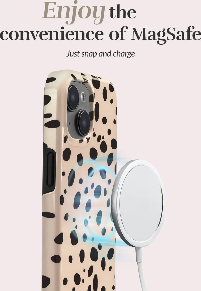 Mobilize MIO MagSafe iPhone 15 Plus Hoesje - Bruin