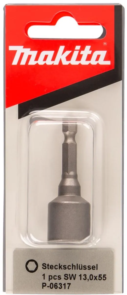 Makita Dop 13,0x55mm 1/4" ZK Vorm E P-06317