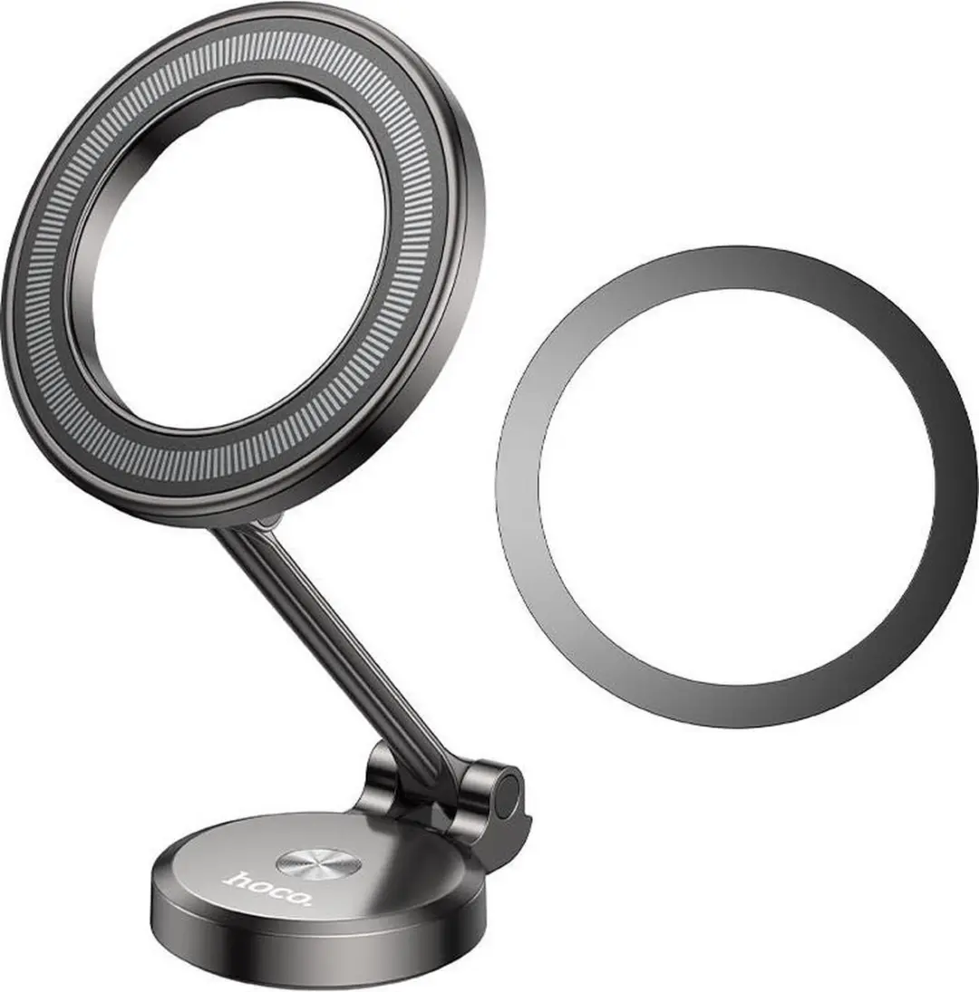 Hoco Dashboard Autohouder Telefoon Magsafe - Aluminium Grijs - afbeelding 6 van 6