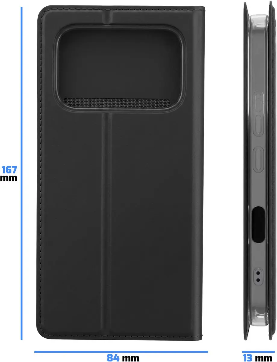 Dux Ducis Hoesje Honor 600 Pro FOLIO-PRO-BK-H600X - Zwart