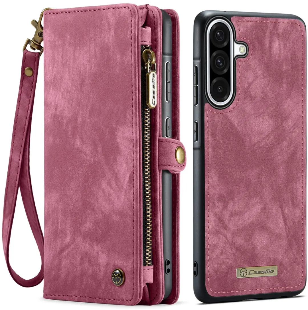 Caseme 008 Hoesje Samsung Galaxy A17 - 2-in-1 Book Case & Portemonnee - 8 Pasjes - Pink