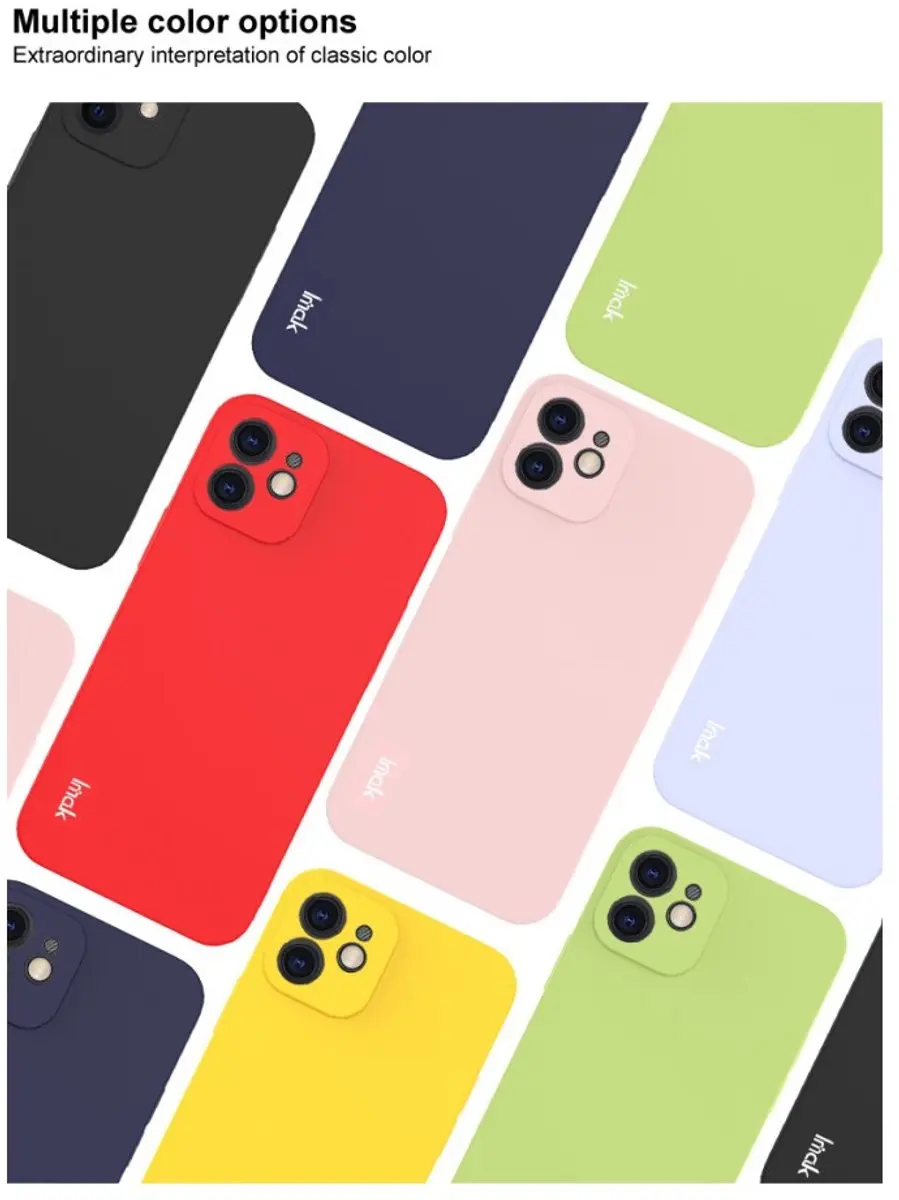 Imak iPhone 12 TPU Hoesje - Geel - MPN 101124358D - afbeelding 6 van 6