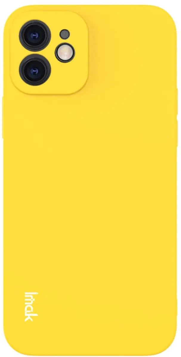 Imak iPhone 12 TPU Hoesje - Geel - MPN 101124358D