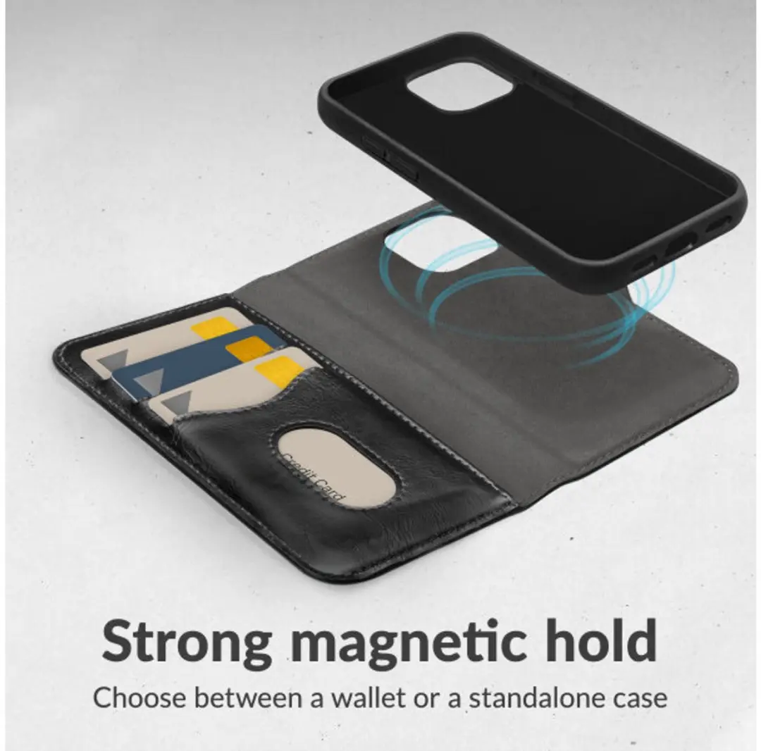 Mobilize Magsafe iPhone 17 Telefoonhoesje 2in1 Bookcase - Zwart