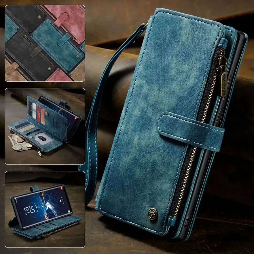 Caseme C30 Hoesje Samsung Galaxy S25 Ultra - Blauw