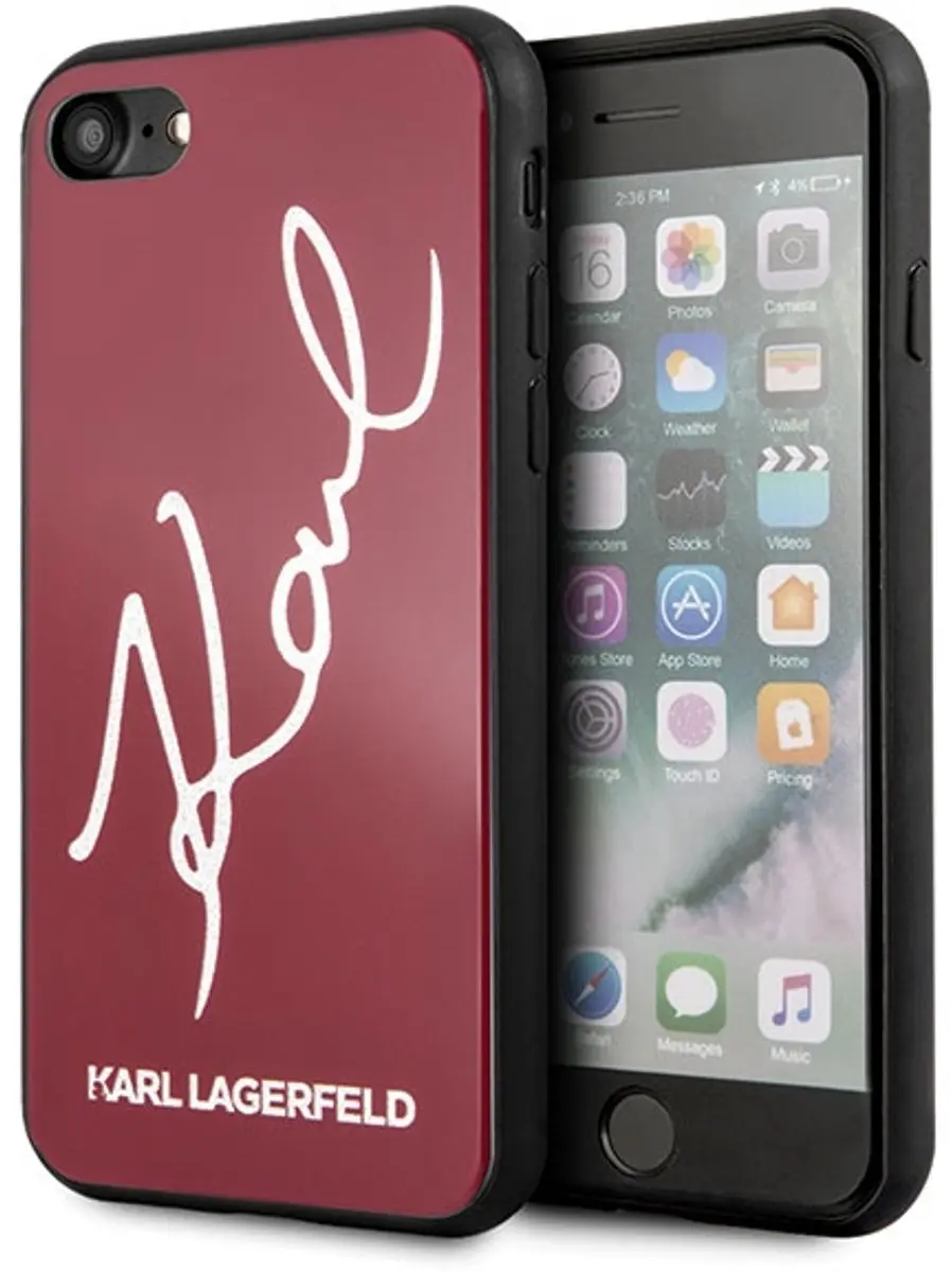 Karl Lagerfeld Signature iPhone 7 Hoesje