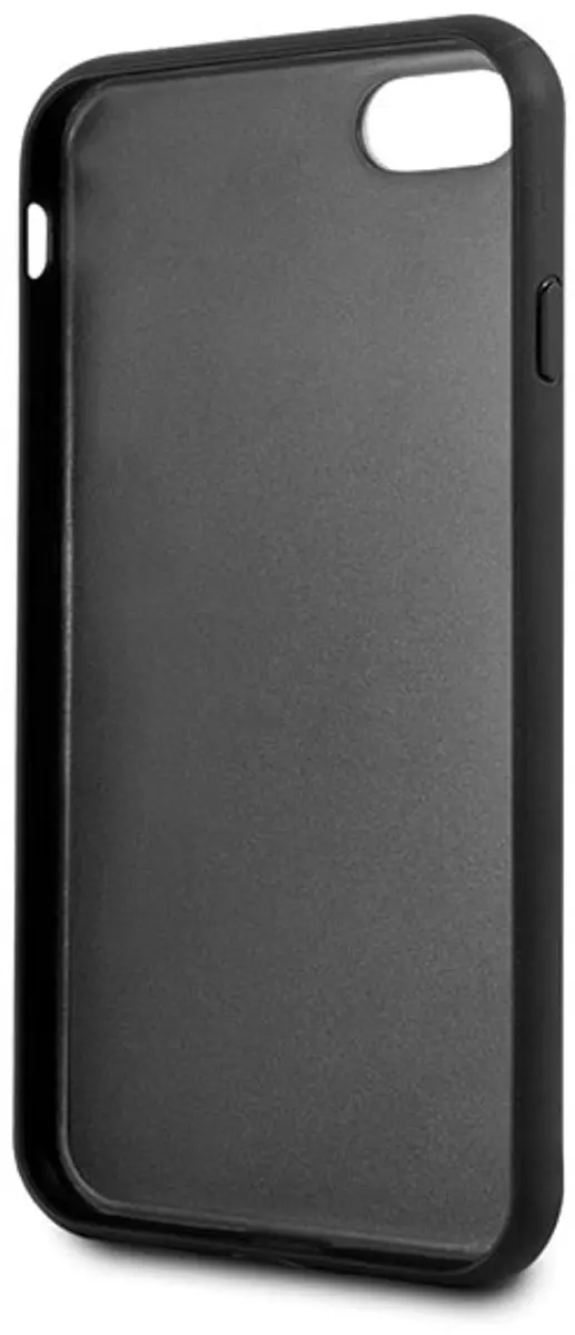 Karl Lagerfeld Signature iPhone 7 Hoesje - Rood Glitter