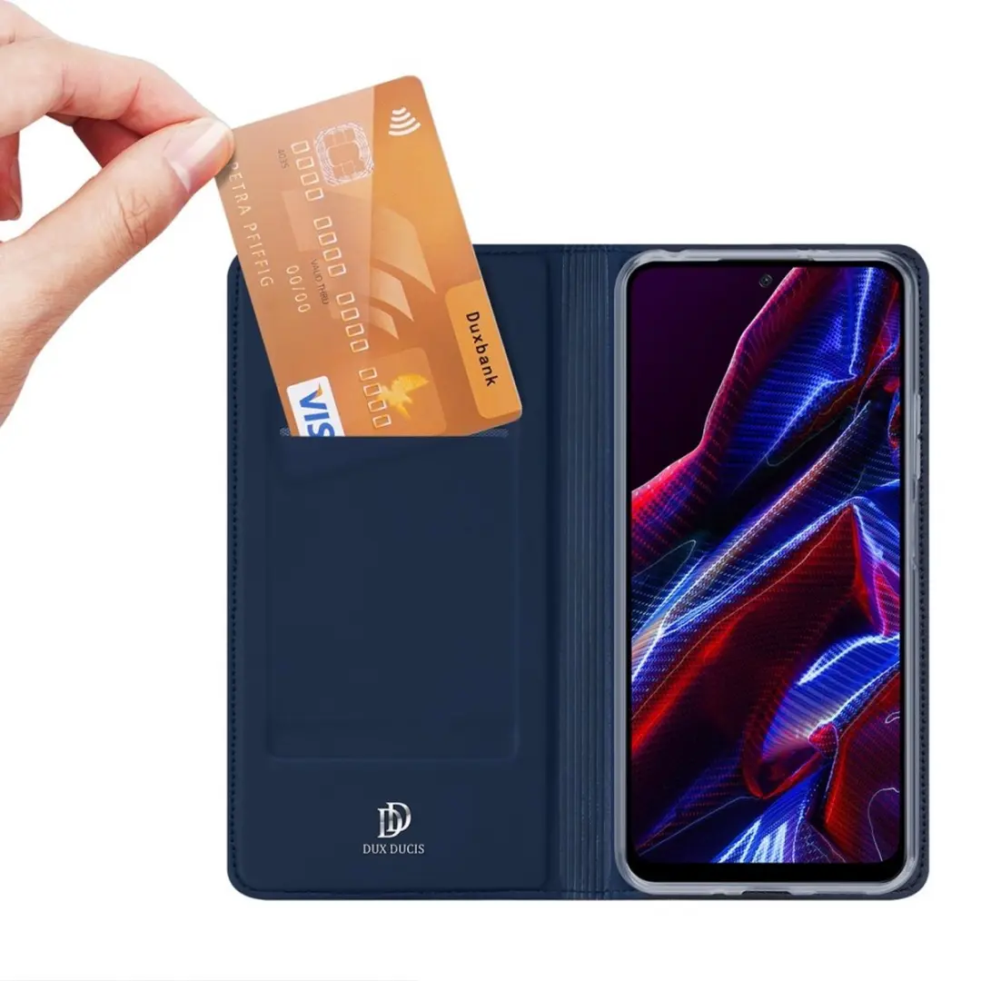 Dux Ducis Hoesje Xiaomi Poco X5 - Donkerblauw - afbeelding 6 van 6