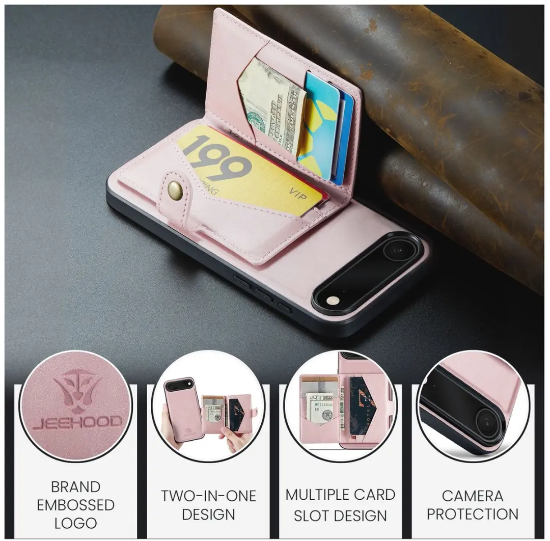 Caseme JH-01 Hoesje iPhone Air - Roze