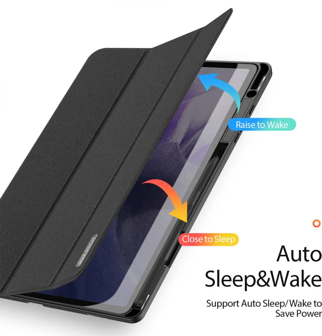 Dux Ducis Domo Bookcase Samsung Galaxy Tab S9 11" - Zwart - afbeelding 6 van 6