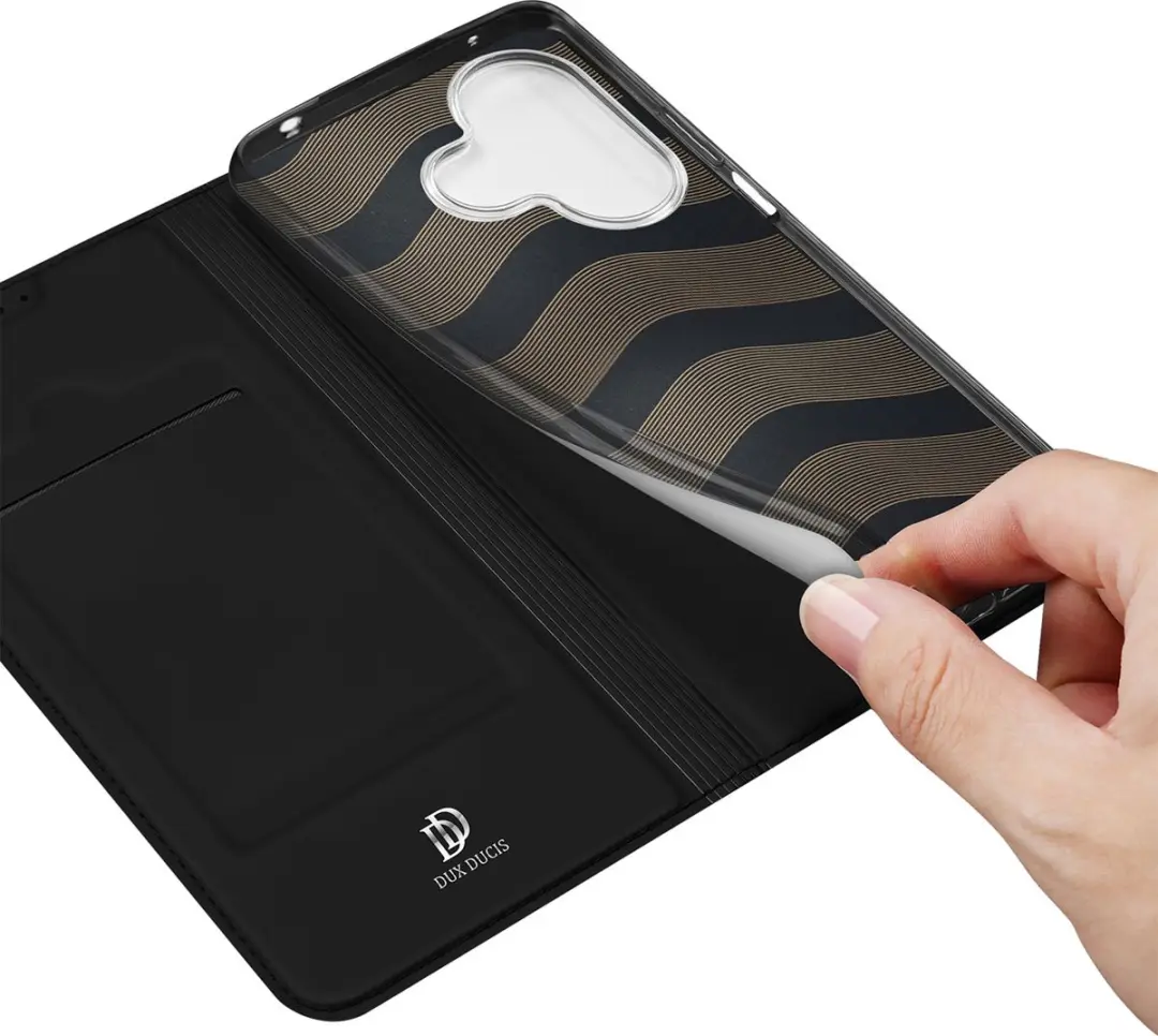 Dux Ducis Skin Pro SH00079096 Hoesje - Xiaomi Poco M6/Redmi 13 - Zwart - afbeelding 6 van 6