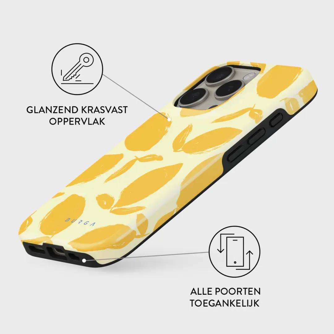 Burga Telefoonhoesje iPhone 16 Pro Max MagSafe Lemon Tart