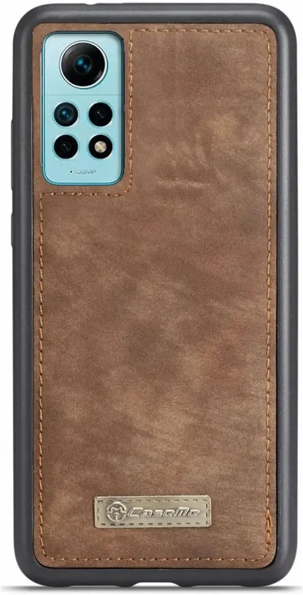 Caseme 008 Xiaomi Redmi Note 12 Pro 4G Book Case - 2 Stuks - Bruin
