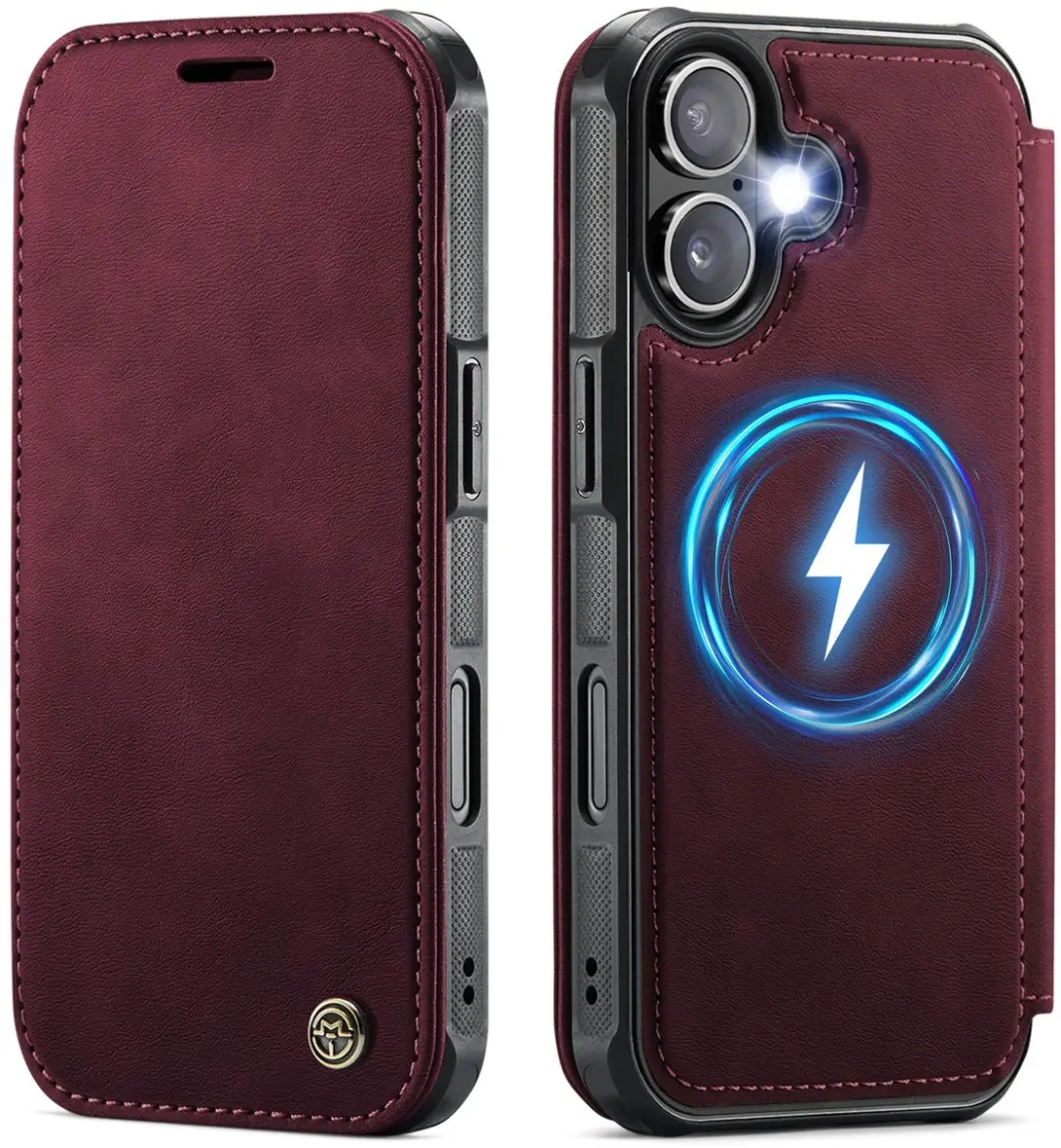 CaseMe 053 Slim Book Case iPhone 16 Hoesje